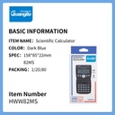 GB HWW82MS SCIENTIFIC CALCULATOR, 240 FUNCTIONS, DARK BLUE