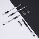 GB ZX9009D GEL INK PEN, 0.5MM BLACK