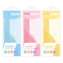 GB H05323-1 RULER SET, 4 PCS., 3 COLORS