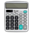 GB HWNC-837C ELECTRONIC CALCULATOR, 12 DIGIT, SILVER