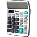 GB HWNC-837C ELECTRONIC CALCULATOR, 12 DIGIT, SILVER