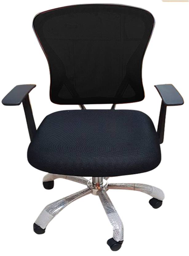 QUEBEC MESH CHAIR W/ LOCK, GASLIFT & TILT, CHROME BASE