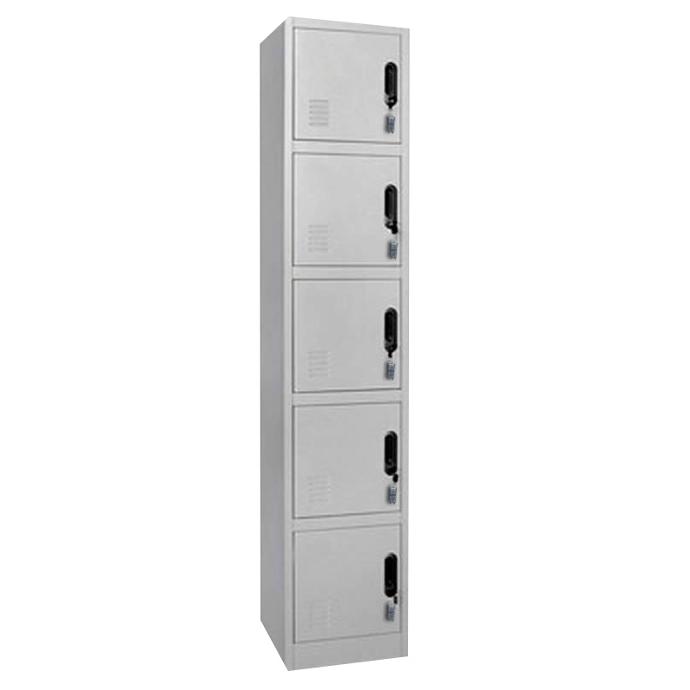 SICILY 5-DOOR LOCKER, WITH PADLOCK, W38*D45*H185CM