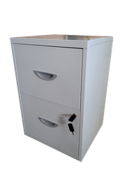 [FC-A2WH] Monaco 2-Drawer Vertical Cabinet