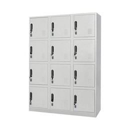 [CC-C12T-S] VENICE 12 DOOR LOCKER W/ KEYPAD &amp; PADLOCK, 90*45*185CM