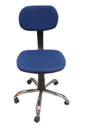 [CH220X] PALAWAN FABRIC CLERICAL CHAIR W/ GASLIFT, CHROME BASE W/O ARMREST